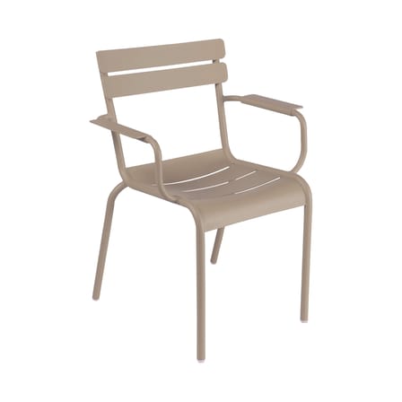 Fauteuil empilable Luxembourg Bridge métal beige - Fermob