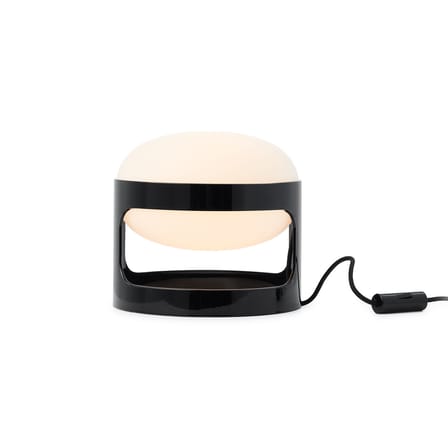 Lampe de table KD28 plastique noir / Joe Colombo, 1967 - Recyclé - Kartell