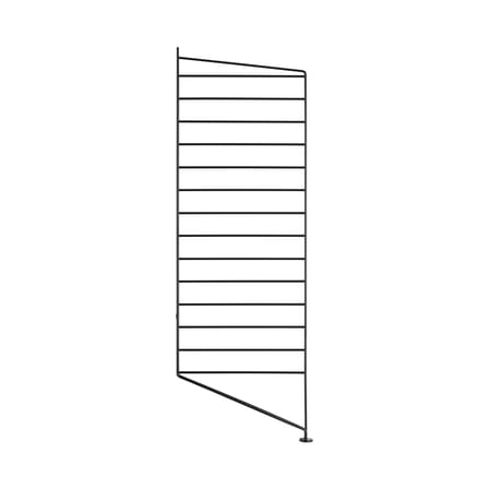 Montanti laterali  metallo nero / ciascuno - H 85 x P 30 cm - String Furniture