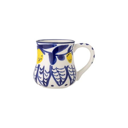 Mug Maxima céramique bleu / Ø 9,5 x H 11,5 cm - 510 ml - Bloomingville