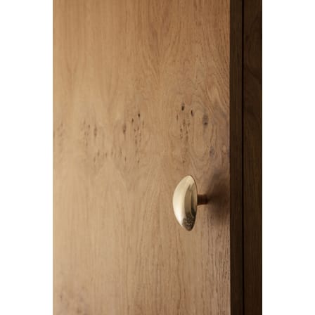 Patère Lemon gris argent métal / Poignée - Ferm Living