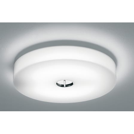 Applique Button INDOOR verre blanc / Plafonnier - Ø 47 cm - Flos
