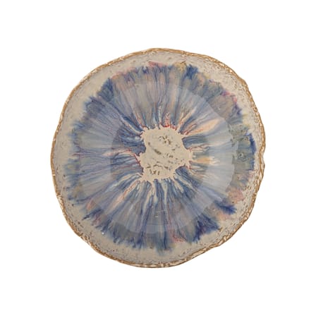 Saladier Amalia céramique bleu / Ø 24 x H 8 cm - 1,4 L - Bloomingville