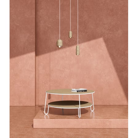 Suspension Luce Medium bois noir / Ø 10 x H 18 cm - Hartô