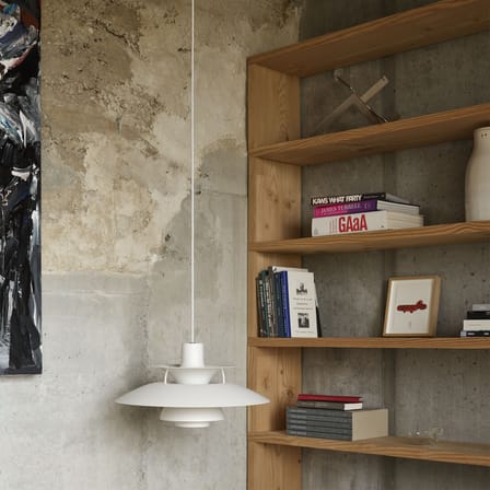 Suspension PH 5 métal rose / Ø 50 cm - Poul Henningsen, 1960 - Louis Poulsen