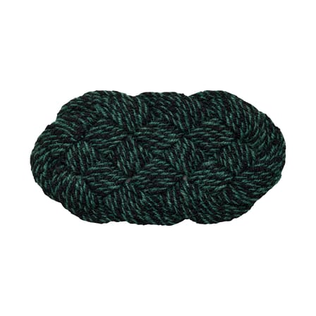 Paillasson Swirl Coco vert / 40 x 80 cm - Hay
