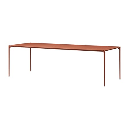 Table rectangulaire Novo métal orange / 240 x 90 cm - AYTM