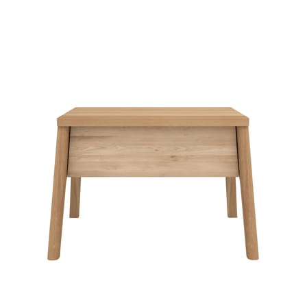 Air Bedside table natural wood / Solid oak - 1 drawer - Ethnicraft