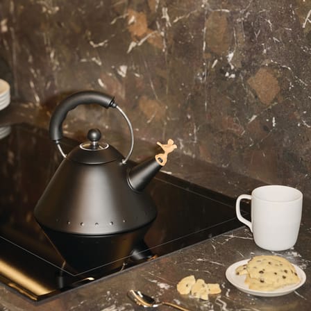 Bouilloire 9093 - Oisillon métal noir / Edition anniversaire 40 ans - 2 L /Induction - Alessi