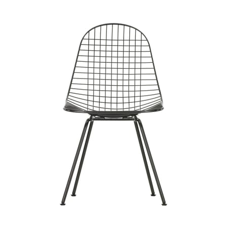 Wire Chair DKX Chair metal black / By Charles & Ray Eames, 1951 - Vitra