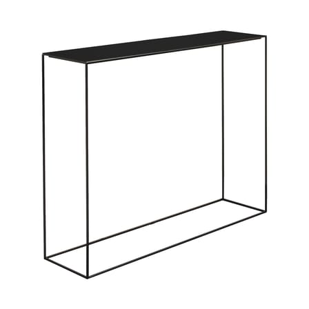 Console Slim Irony métal noir / L 124 cm - Zeus