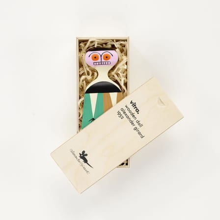 Dekoration Wooden Dolls - No. 3 holz bunt / By Alexander Girard, 1952 - Vitra