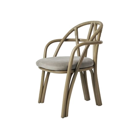 Fauteuil Bistra / Assise rembourrée - Gubi