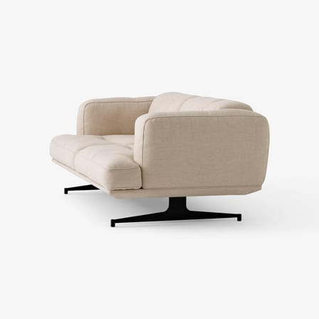 Sofa Inland AV22 textil weiß / 2-Sitzer – L 179 cm - &tradition