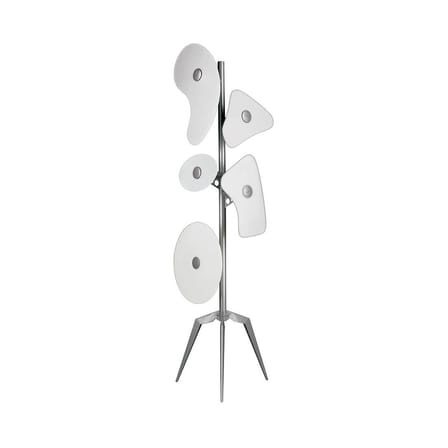 Lampadaire Orbital métal verre blanc / Ferruccio Laviani, 1993 - Foscarini