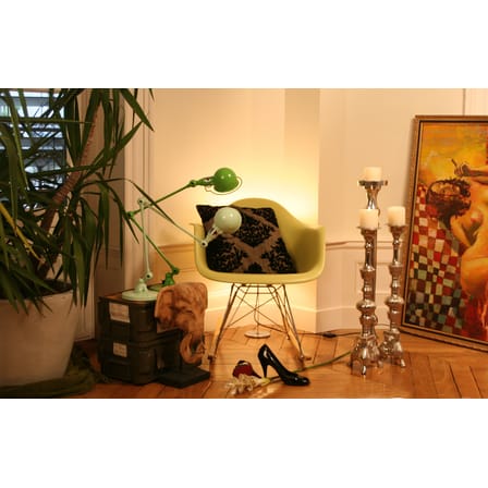 Lampe de table Signal SI333 métal / 2 bras - H 60 cm - Design 1950 - Jieldé