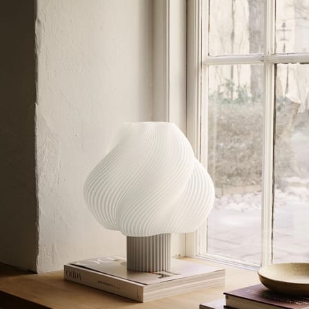 Lampe de table Soft Serve Grande beige / H 35 cm - CRÈME ATELIER