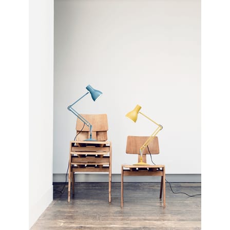 Lampe de table Type 75 métal bleu / By Margaret Howell - Edition limitée / Réédition 1930' - Anglepoise