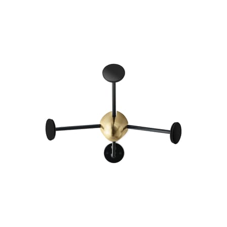 Portemanteau mural Matégot métal noir / Réédition 50' - Gubi