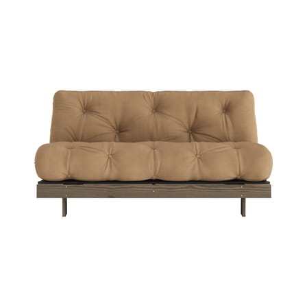 Schlafcouch Roots holz braun / B 160 cm - 3 Positionen / Struktur Braun - KARUP
