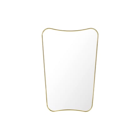 Specchio murale F.A.33 oro metallo /  Gio Ponti - L 54 x H 80 cm - Gubi