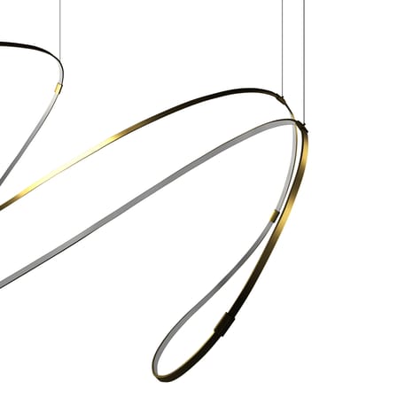 Suspension Zigouzi LED métal or / L 180 cm - Dix Heures Dix