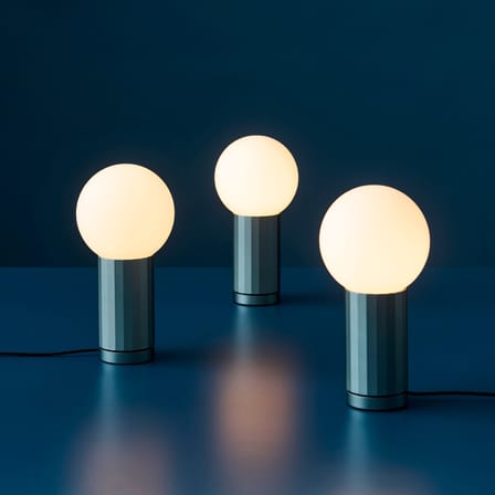Turn On Table lamp glass blue - Hay
