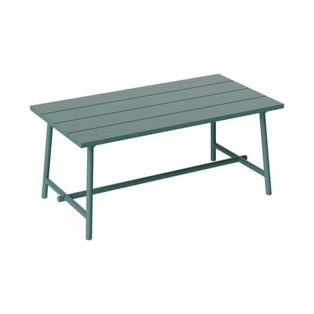 Table rectangulaire Fred's métal vert / 170 x 90 cm - 6 personnes - Fatboy