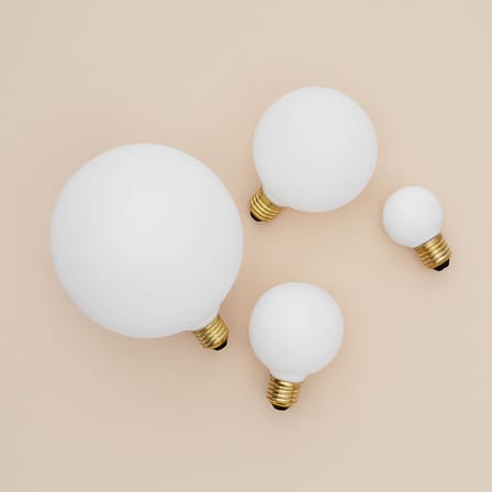 Ampoule LED E27 dimmable Globe G200 - Sphere V Ø 20 cm / 8W (= 60W) - Blanc chaud - TALA