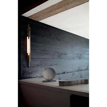 Applique ORG Small verre blanc / LED - L 105 cm - DCW éditions