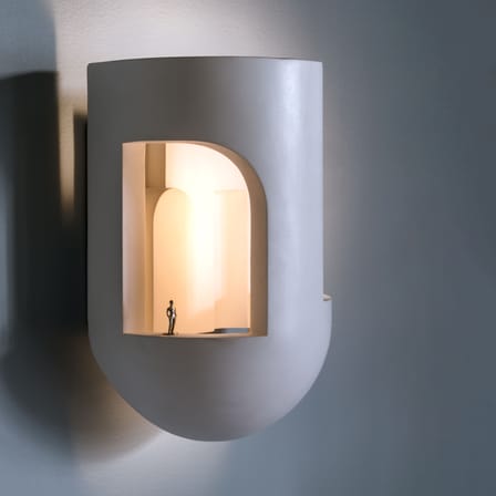 Applique Soul Story 3 / LED - Plâtre & feuille d'or - DCW éditions