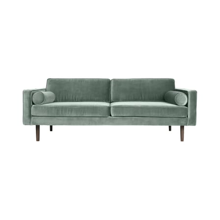 Canapé droit Wind tissu bleu / L 200 cm - Velours - BROSTE COPENHAGEN