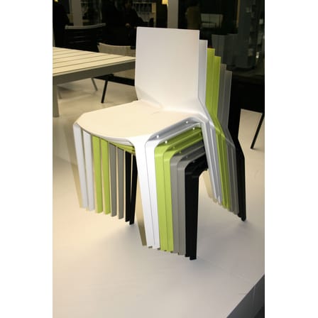 Chaise empilable Plana plastique blanc - Kristalia