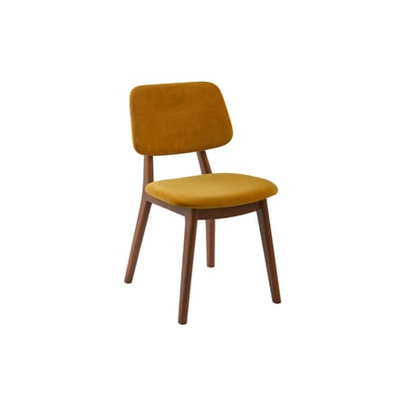 Chaise rembourrée Happy Days tissu jaune - Pols Potten