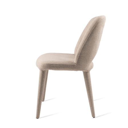 Chaise rembourrée Holy tissu beige - POLSPOTTEN