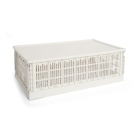 Couvercle  plastique blanc / Pour panier Colour Crate X-Large 42,5 x 68,5 cm - Hay