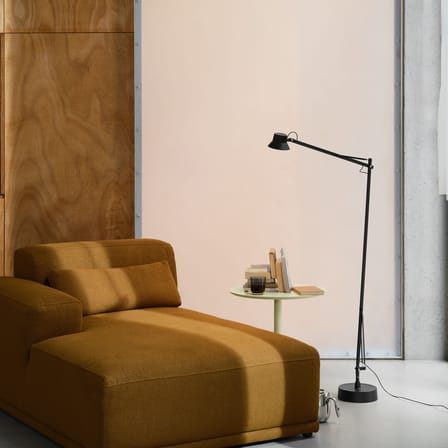 Lampada a stelo Dedicate LED metallo nero / Orientabile - Muuto