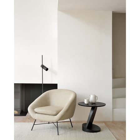 Fauteuil rembourré Barrow tissu blanc beige - Ethnicraft
