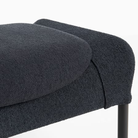 O2 Footrest textile black - Hay