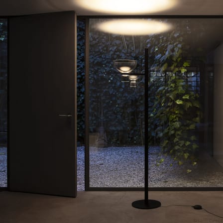 Lampadaire Nocturne 1 - Bowl verre / LED - Flos