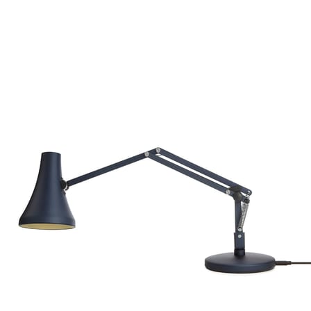 Lampe de table 90 Mini Mini LED métal bleu gris / Branchement secteur ou USB - Anglepoise