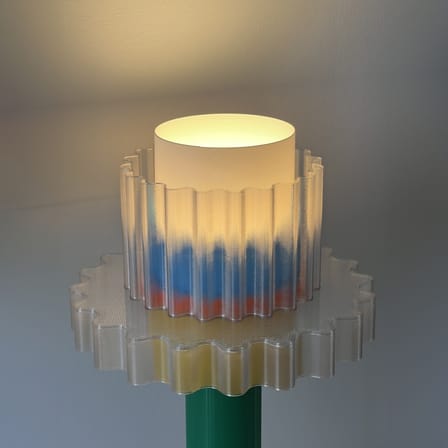 Lampe de table Gigi / H 51 cm - Plastique recyclé / Fabriqué en France - Warren & Laetitia