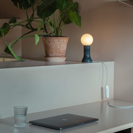 Lampe de table Shore verre gris - TALA