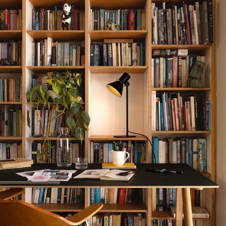 Lampe de table Type 80 T1 métal noir / Orientable - Anglepoise