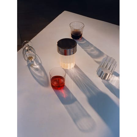 Lampe sans fil rechargeable Last Order verre transparent / INDOOR - Ø 10 x H 14 cm - Flos