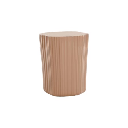 Table d'appoint Corteza plastique beige / 36 x 38 x H 48 cm - Kartell
