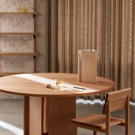 Oeste Table lamp stone beige / Travertine - Ferm Living