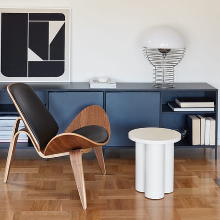 Tabouret Oly bois beige - NOO.MA