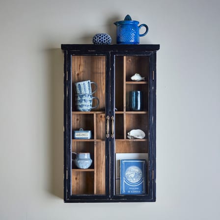Rangement mural Hazem / Vitrine compartimentée - L 50 cm x l 14  cm x H 80 cm - Bloomingville