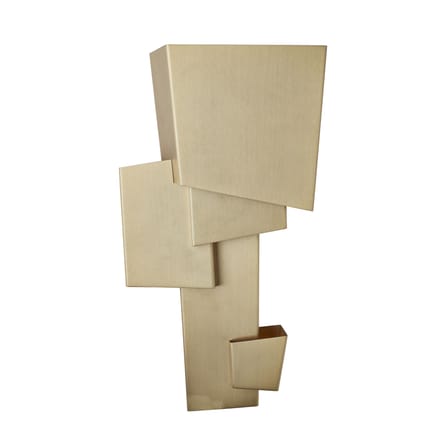 Applique Map 1 LED or métal / Small - L 17 x H 33 cm / Seconde vie - DCW éditions